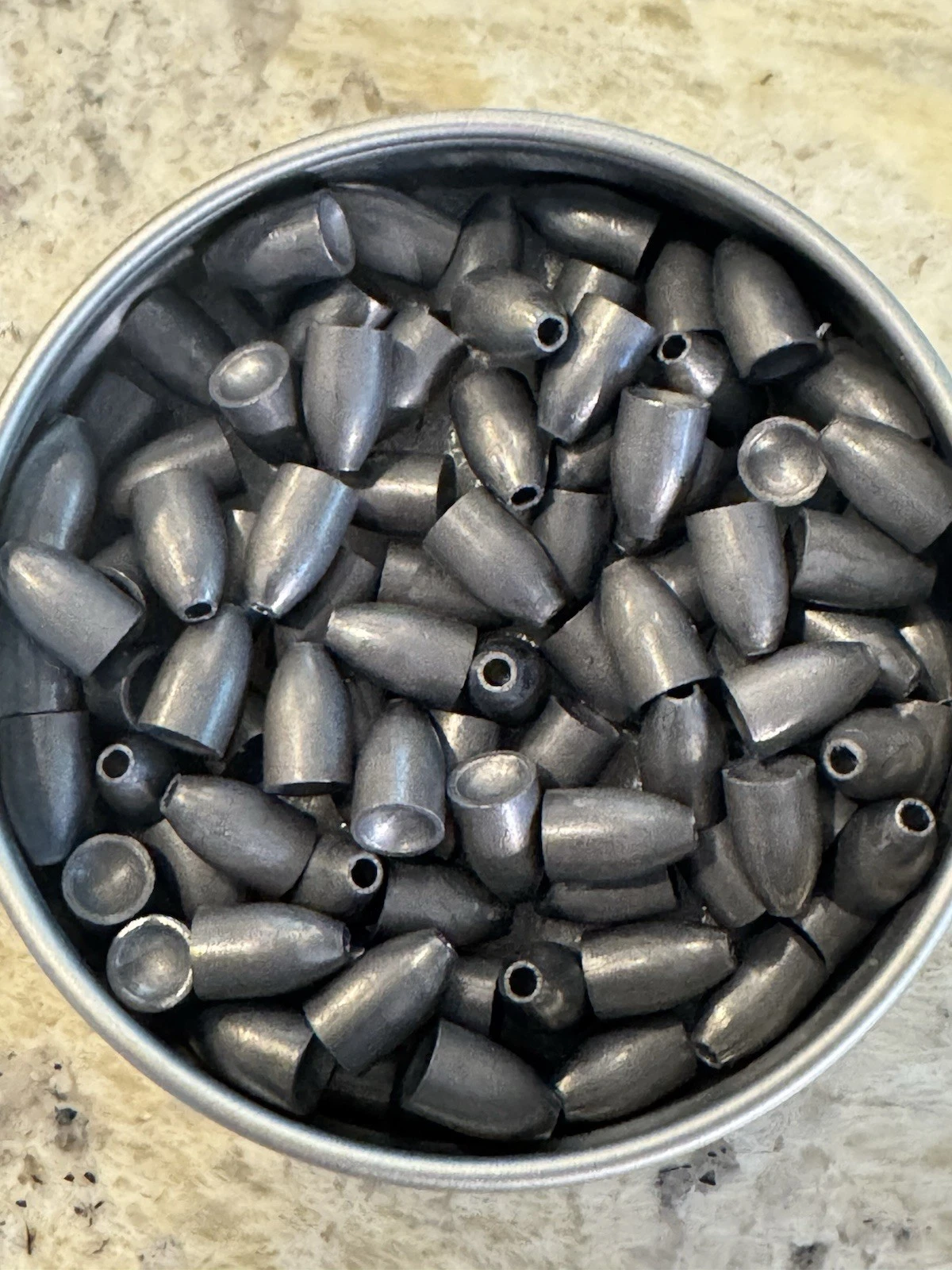 .22 Caliber Dish Base Slugs – .217 / .2175 / .218 – 24–40 Grain – 125 Count