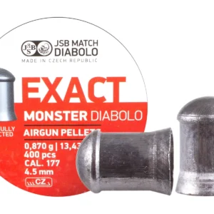 JSB Exact Monster .177 Cal, 13.4 Grains, Cylindrical, 400ct